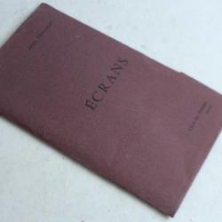 Recueil Poèmes Écrans Jean HERCOURT illustration Maurice Wenger 1962