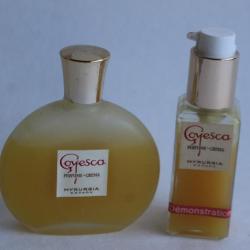 Flacons de crème parfumée Goyesca de Myrurgia