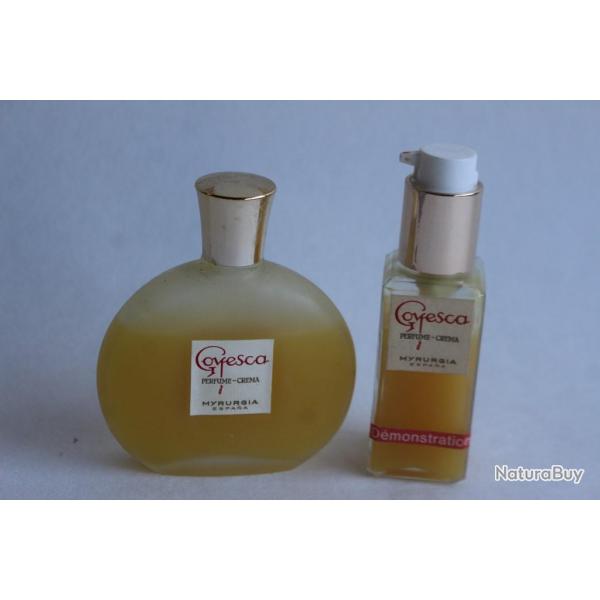Flacons de crme parfume Goyesca de Myrurgia