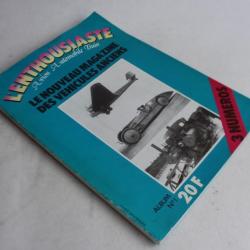 Revue L'enthousiaste Avion Automobile Train 1977 n° 1,2,3
