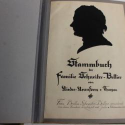 Album photos Famille Schneiter-Bollier documents Généalogie