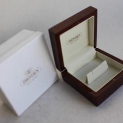 Écrin pour Bijoux ZBINDEN bois laqué boucles d'oreilles boutons de manchettes