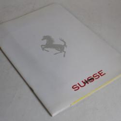 Plaquette concessionnaire Ferrari Suisse 1997 + liste de prix