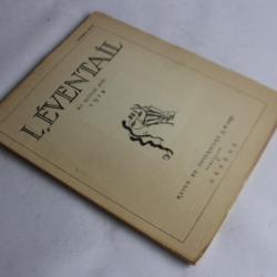 Revue de littérature et d'art L'éventail n°8 Juin 1918
