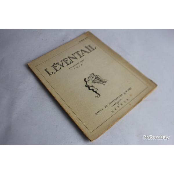 Revue de littrature et d'art L'ventail n7 Mai 1918