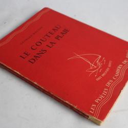 Georges Haldas envoi dédicace Le couteau dans la plaie 1956
