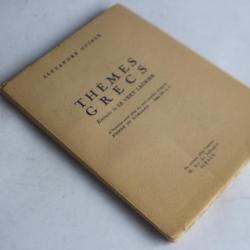 Alexandre Guinle envoi dédicace Thèmes grecs N°1 1950