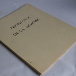 Persistance de la Mémoire B. JENATTON J.-J. SARAZIN dédicaces 1979