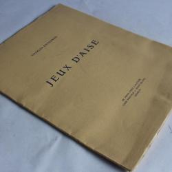 Charles d'Eternod envoi dédicace Jeux d'aise 1952