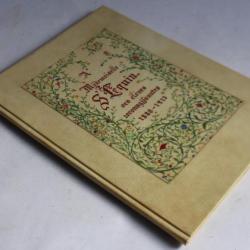 Manuscrit Mlle Sequin Externat filles Genève parchemin enluminé 1913