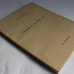 Artür HARFAUX envoi dédicace Demain il sera trop tard Dessins 1985