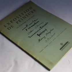 Catalogue d'exposition peinture Chambaz Chambon Meylan + liste prix