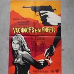 Affiche film "Vacances en enfer" 1961