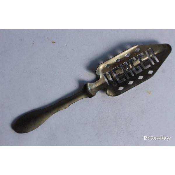 Ancienne cuillre  absinthe publicitaire BERGER alcool bistrot