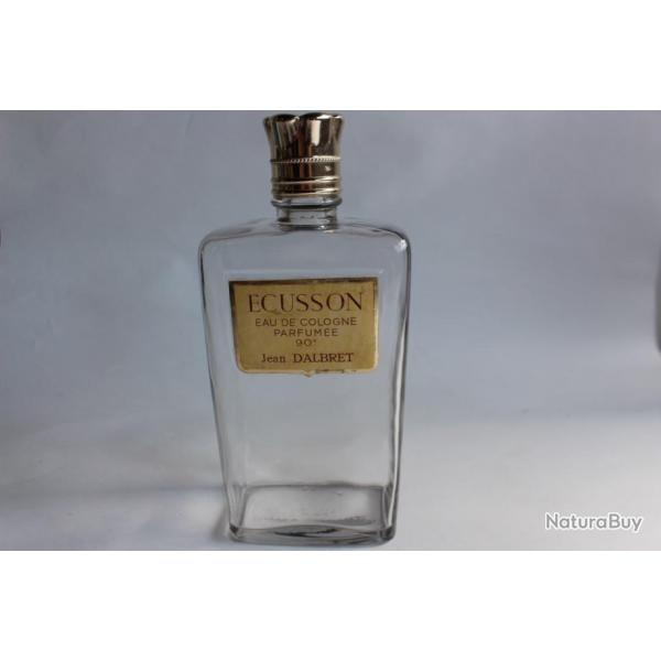 Grand flacon d'eau de cologne parfume "Ecusson" Jean d'Albret