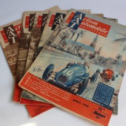 Revues l'Action Automobile (5) 1949 et 1950