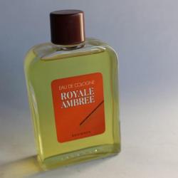 Flacon d'eau de cologne Royale ambrée LEGRAIN