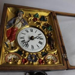 Pendulette Art populaire Forêt noire  Chasseur