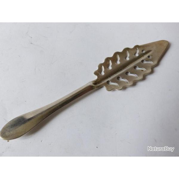 Cuillre  absinthe Feuille argente