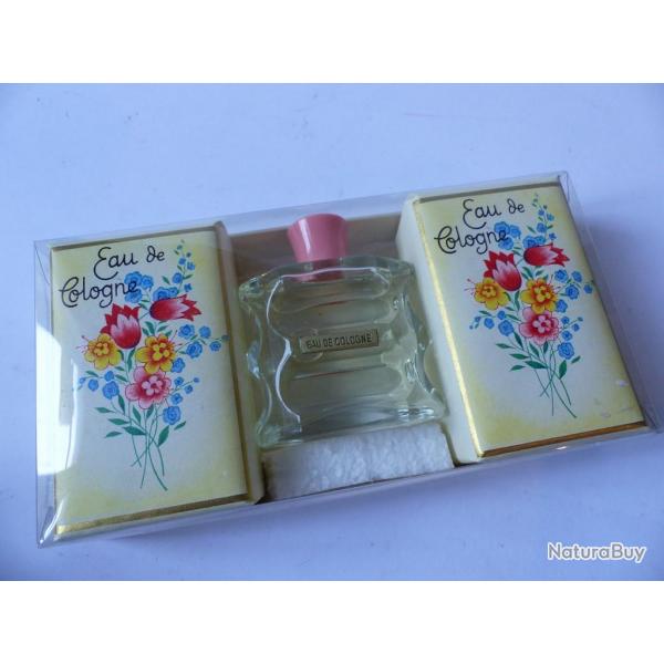 Flacon d'eau de cologne + savon