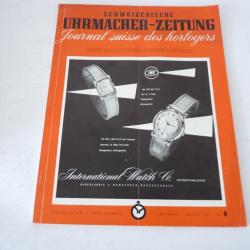 Journal Suisse des Horlogers Schweizerische Uhrmacher Zeitung  N°8 1953