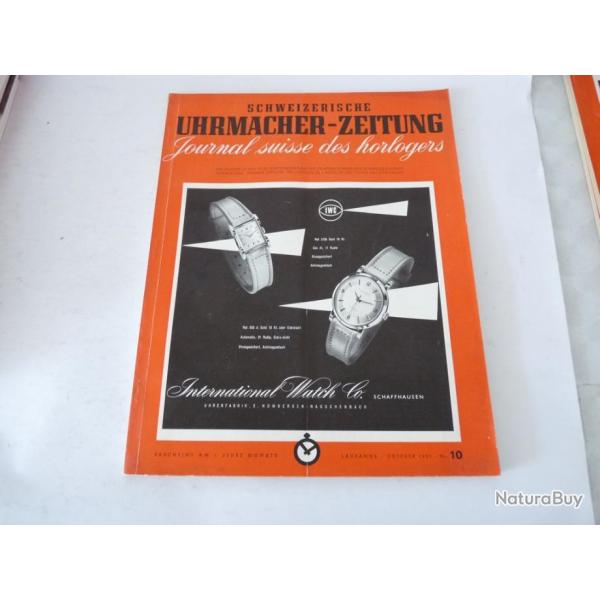 Journal Suisse des Horlogers Schweizerische Uhrmacher Zeitung N10 1953