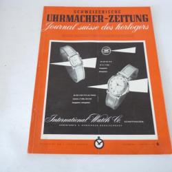 Journal Suisse des Horlogers Schweizerische Uhrmacher Zeitung N°6 1954