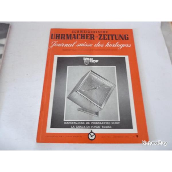 Journal Suisse des Horlogers Schweizerische Uhrmacher Zeitung  N9 1965