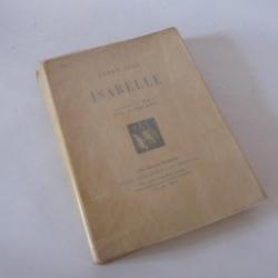 Livre " Isabelle " André Gide 1924
