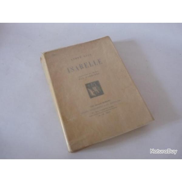 Livre " Isabelle " Andr Gide 1924