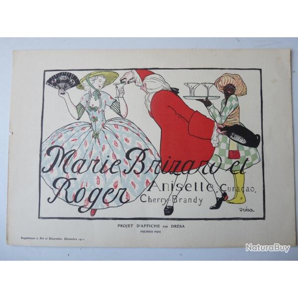 Projet d'Affiche par Drsa 1911 Alcools Brizard