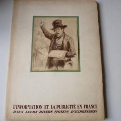 L'Information et la Publicité en France Régie-Presse S.A. 1950