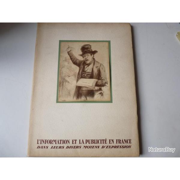 L'Information et la Publicit en France Rgie-Presse S.A. 1950