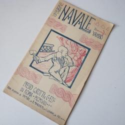 LA TRAVE Dramma navarcale del PUPAZZETTO (Yambo) 1908