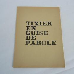 Portfolio En guise de parole Jean-Max Tixier