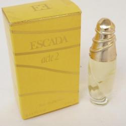 Flacon de parfum miniature échantillon ESCADA ACTE 2