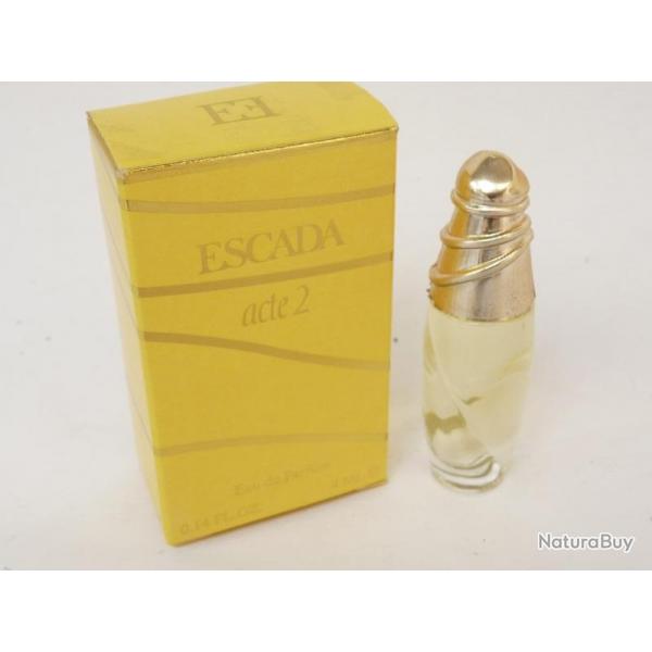 Flacon de parfum miniature chantillon ESCADA ACTE 2