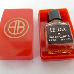 Flacon de parfum miniature échantillon Le Dix BALENCIAGA