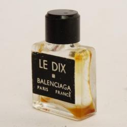 Flacon de parfum miniature échantillon Le Dix BALENCIAGA