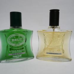2 Flacons d'eau de parfum + Après rasage BRUT FABERGE