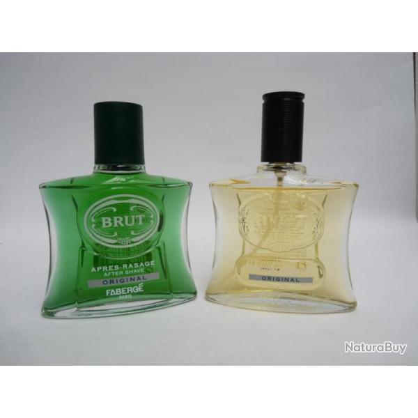 2 Flacons d'eau de parfum + Aprs rasage BRUT FABERGE