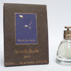 Flacon d'eau de toilette Pétale de Neige LES MILLE FEUILLES Paris