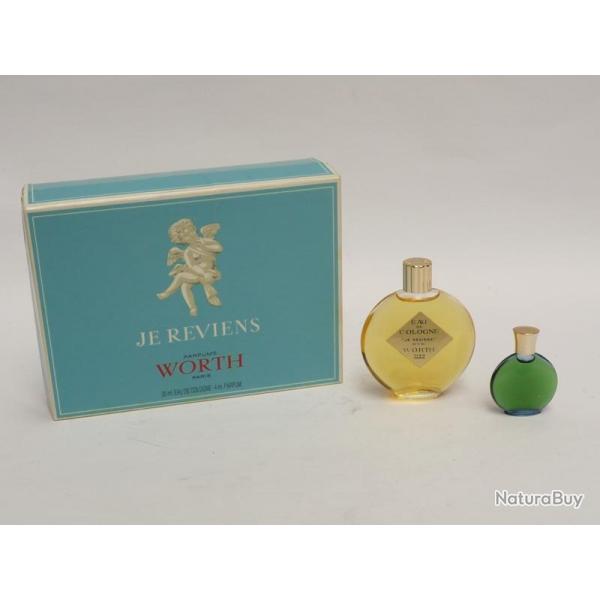 Flacon d'eau de Cologne JE REVIENS WORTH LALIQUE