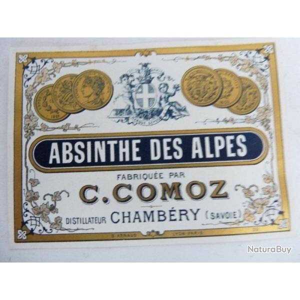 tiquette absinthe Chambry
