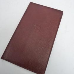 PATEK PHILIPPE portefeuille Chéquier cuir bordeaux