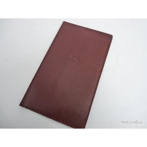 PATEK PHILIPPE portefeuille Chquier cuir bordeaux