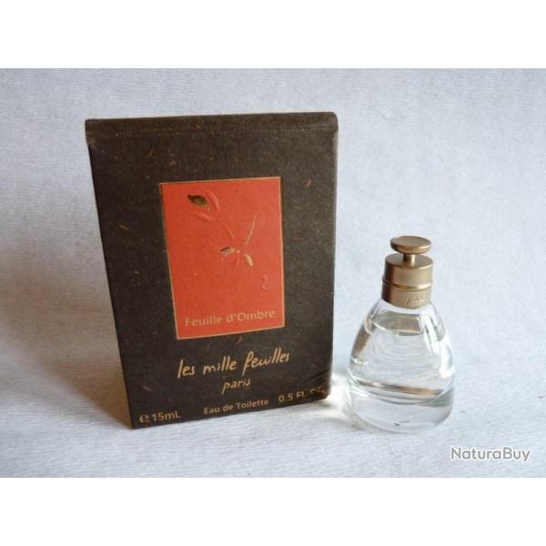 Flacon d'eau de toilette Feuille d'ombre LES MILLE FEUILLES Paris
