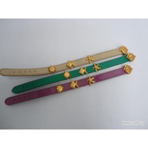 Bracelets (3) parfum LANCME bijoux de parfumeur