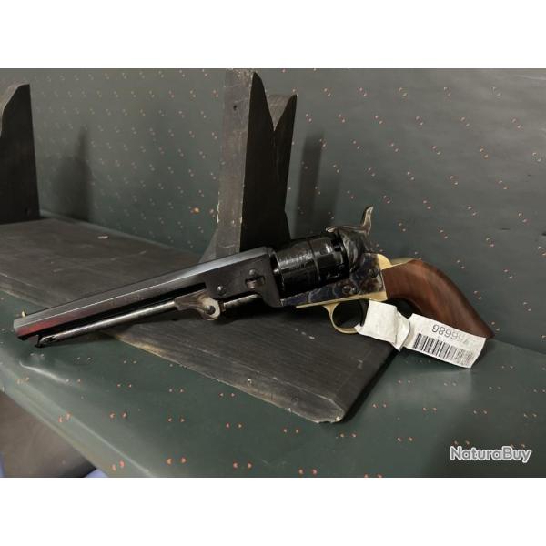 PROMO ! Revolver Pietta 1851 navy yank cal.44 canon octogonal 7,5" acier jasp SA 6 coups