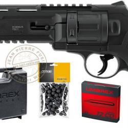 Pack revolver CO2 à balles de caoutchouc T4E - TR 50 Laser Gen2 - Cal.50 (13 Joules max)